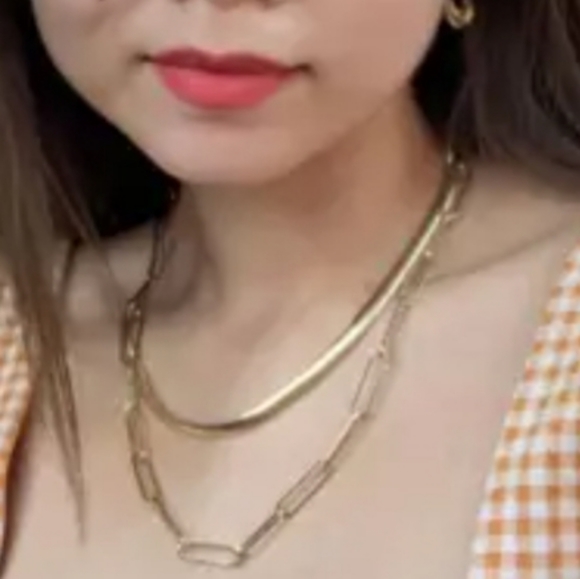 2pc Goldtone Necklaces Sugarfix by Baublebar NWT - Picture 6 of 6